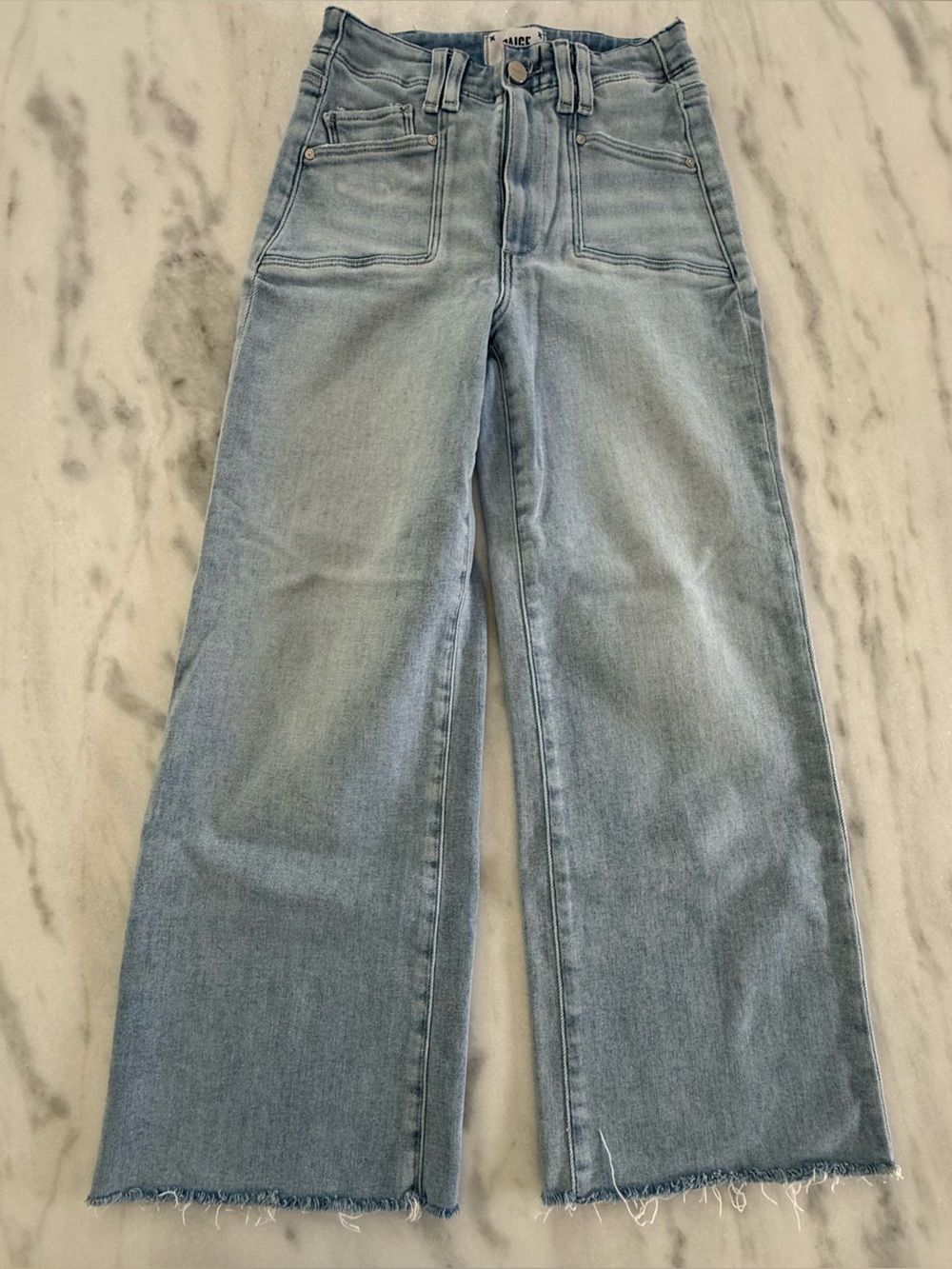 PAIGE Light Blue Women’s Slim Straight Jeans